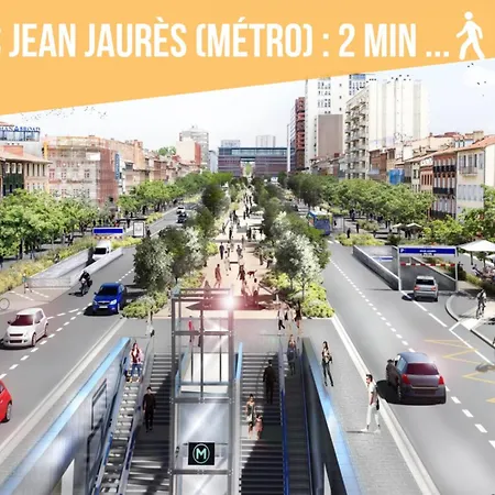 L'exotique Urbain - Cosy - Metro & Gare Toulouse